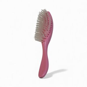 Avon Vintage Pink Flair Hair Brush Clear Bristles 8”
